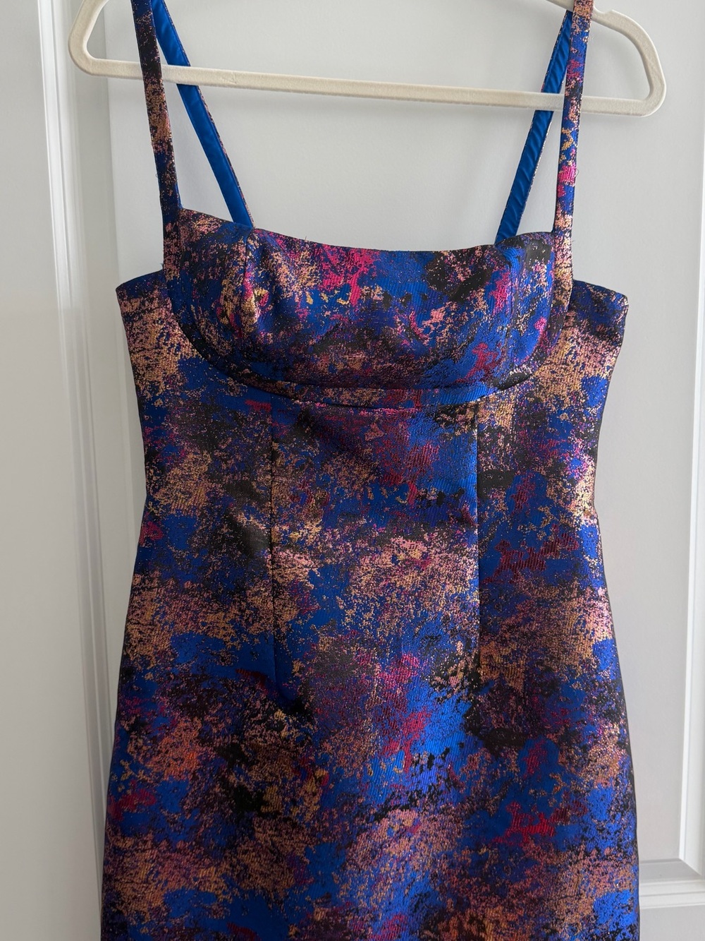 NWT Liv Foster Gwendolyn Metallic Jacquard Mini Dress — $245 MSRP — Size 4